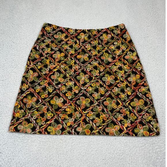 Joe Browns Black Multicolor Floral Embroidered Womens Size UK 10 US 6 - Picture 1 of 10